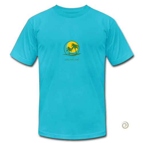 SXR Little Devil Island Music™ Unisex Jersey T-Shirt - turquoise