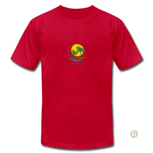 SXR Little Devil Island Music™ Unisex Jersey T-Shirt - red