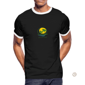 SXR Little Devil Island Music™ Men's Ringer T-Shirt - black/white